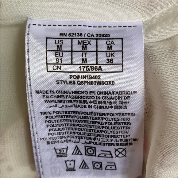 Guess Floral Blouse Size M (US) - Picture 4 of 5